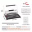 Coil Spiral Binding Machine Book Maker Electric 46-Hole 100 Binding Spines Carousel 7