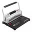 Coil Spiral Binding Machine Book Maker Electric 46-Hole 100 Binding Spines Carousel 10