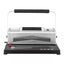 Coil Spiral Binding Machine Book Maker Electric 46-Hole 100 Binding Spines Carousel 12