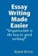 Essay Writing Made Easier by Robert G. Butler - Paperback Carousel 1