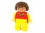®™DUPLO - Female, Yellow Legs, Red Top With Yellow Polka Dot Scarf, Brown Hair, Carousel 2