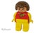 ®™DUPLO - Female, Yellow Legs, Red Top With Yellow Polka Dot Scarf, Brown Hair, Carousel 1