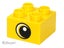 ®™DUPLO - Yellow Brick 2 x 2 Black Pupil & White Dot & Large Crescent Eye Patt Carousel 1