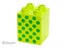 ®™DUPLO - Brick 2 x 2 x 2 with Green Dots Pattern ~Retired November 2014~ Carousel 1