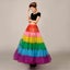Rainbow Tutu Skirt Petticoat Tulle underskirt Carousel 5
