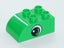 ®™DUPLO - Bright Green Curved & Black, White Eye Patt Both Sides ~Retired 2017~ Carousel 2