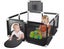 PTN Playpen Kid Baby Play Pen Gate Wall Fence Barrier Rectangle Carousel 1