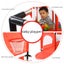 PTN Playpen Kid Baby Play Pen Gate Wall Fence Barrier Rectangle Carousel 6