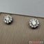14ct White Gold 0.50ct TDW Diamond Cluster Stud Earrings ~ $4,200! Carousel 4