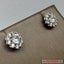 14ct White Gold 0.50ct TDW Diamond Cluster Stud Earrings ~ $4,200! Carousel 3