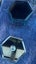 3 Hexagon Shape Glass MirrorJewellery Boxes Black Felt with Crystal Knob Handles Carousel 10