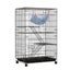 i.Pet Rabbit Cage 100cm Hutch 3 Level Indoor Guinea Pig Ferret Carousel 1