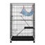 i.Pet Rabbit Cage 100cm Hutch 3 Level Indoor Guinea Pig Ferret Carousel 3