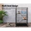i.Pet Rabbit Cage 100cm Hutch 3 Level Indoor Guinea Pig Ferret Carousel 5