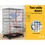 i.Pet Rabbit Cage 100cm Hutch 3 Level Indoor Guinea Pig Ferret Carousel 6