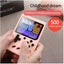 3"8 Bit 500+ Games Retro Handheld Console AV Output for Kids Gifts Blue Carousel 3