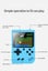 3"8 Bit 500+ Games Retro Handheld Console AV Output for Kids Gifts Blue Carousel 7
