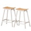 Artiss 2x Bar Stools Wooden Chairs Oak Carousel 7