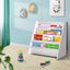 Keezi 4 Tiers Kids Bookshelf Magazine Shelf Children Bookcase Rack Organiser Carousel 7