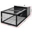 i.Pet Rabbit Cage 122x52cm Hutch Enclosure Carrier Metal Carousel 2