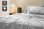 Sheraton Luxury 1000TC Cotton Rich Bed Sheet Set (Dove Grey, Queen), Carousel 1