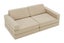 Ovela 14 Piece Modular Double Kids Play Sofa (Beach Beige), OVMDPSOFBBA Carousel 3