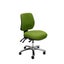 Buro Roma 3 Lever Mid Back Office Chair, Polished Aluminium Base, Green Fabri... Carousel 1
