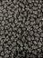 VINTAGE POLYCOTTON PRINT FABRIC - WHITE FLOWER SPRIGG ON BLACK - 2.5M Carousel 1
