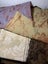 BUNDLE OF 4 PIECES OF POLYESTER SILK TAFFETA BROCADE FABRIC Carousel 2