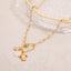 Ocean Collection Pendant Necklace,Gilded Pearl Strand Necklace,Women's Necklace Carousel 3