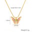 Colorful Enamel Butterfly Necklace,Butterfly Necklace,Flying Necklace Carousel 5