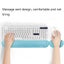 Silicone Memory Wrist Pad For Keyboard And Mouse Medium Size Black Carousel 4