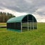 Livestock Shelter 6x6x3.7m with Net Sides Green Carousel 5