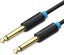 Vention 6.35mm TS Male to Male Audio Cable 2M Black Carousel 1
