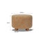 MOCKA SECONDS (NEW IN BOX): Wren Sherpa Ottoman - Beige Carousel 3