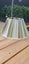 Gathered fabric lampshade Carousel 1