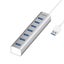 mbeat 7 Port USB 3.0 Aluminium Slim Hub Power for PC & Mac - 36cm Cable Carousel 1