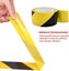 Dolphy Floor Marking Tape Zebra Lines (Pack of 5) - High Visibility Black & Y... Carousel 6