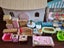 Wooden doll house and a cafe with dolls and accessories Carousel 11