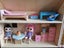 Wooden doll house and a cafe with dolls and accessories Carousel 10