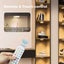 Emitto 3x RGB LED Under Cabinet Puck Lights Remote Control Kitchen Display Lamp Carousel 4