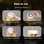 Emitto 3x RGB LED Under Cabinet Puck Lights Remote Control Kitchen Display Lamp Carousel 7