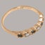 Rose Gold Natural Diamond & Sapphire Womens Eternity Ring - Full 14k UK Hallmark Carousel 4