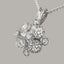 Sterling Silver Cubic Zirconia Womens Vintage Pendant - Full UK Hallmark Carousel 3