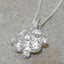 Sterling Silver Cubic Zirconia Womens Vintage Pendant - Full UK Hallmark Carousel 4