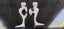 Interlocking sculptural candle holders style Willi Gutmann 1970s 1980s Carousel 6