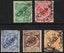 China. 1898 German Post Offices. 1st overprint part set used. SG 2/6. Cat £191. Carousel 1
