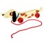 Rex London Charlie the Sausage Wooden Pull Toy Carousel 1