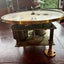 Antique Fusee Chain Drive Wall Clock Movement w Pendulum & Key Carousel 2