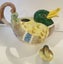 Vintage Fitz and Floyd Mallard Duck Teapot, from 1986. Stamped on base. Carousel 5
